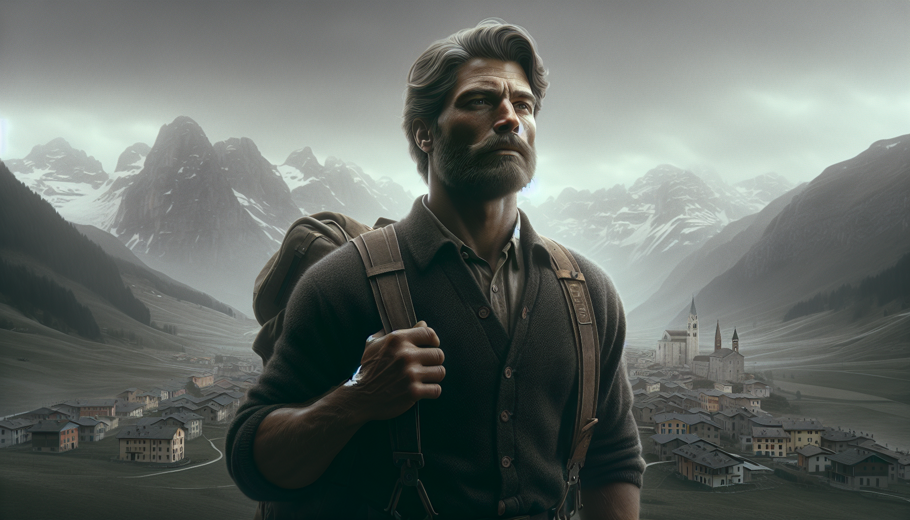 Illustration of Marco Morseco, local hero of Pavona.